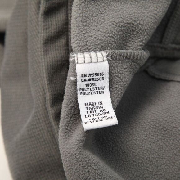 Straight Down Sweater Mens Large Gray 1/4 Zip Pocket Logo * - Picture 7 of 12